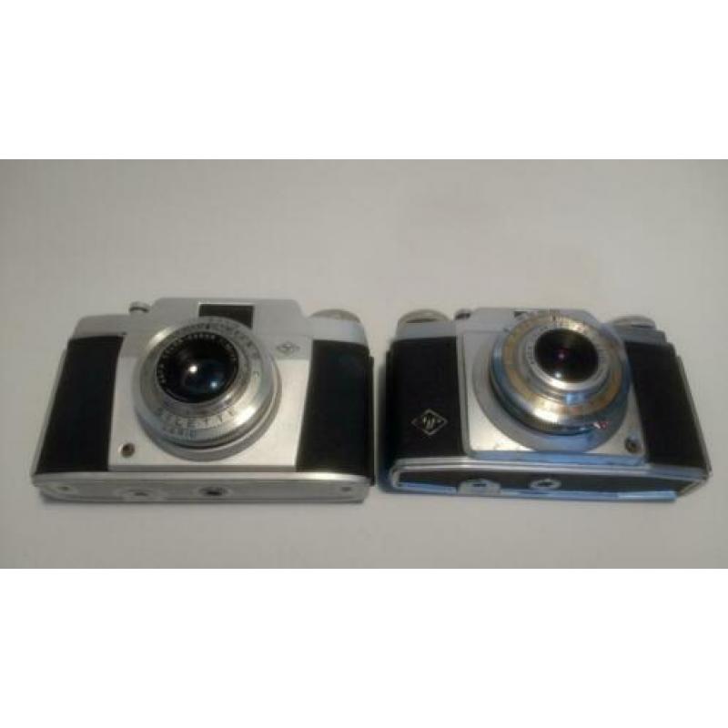 2x Agfa Silette with 45mm f2.8 Lens and 45mm f3.5 camera