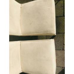 Eettafel stoelen, gebruikt. Voor beide tezamen €10,-