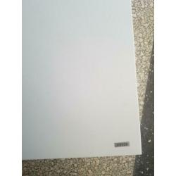 Zgan verticale radiator plat vlak wit vasco