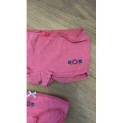 Maat 92 98 meisjes ondergoed 7x ZGAN boxer slip roze blauw