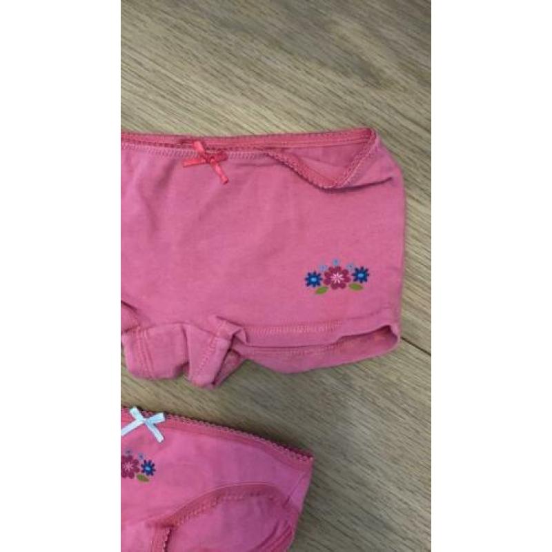 Maat 92 98 meisjes ondergoed 7x ZGAN boxer slip roze blauw