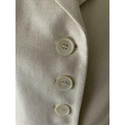 Beige blazer jasje maat 38 purdey