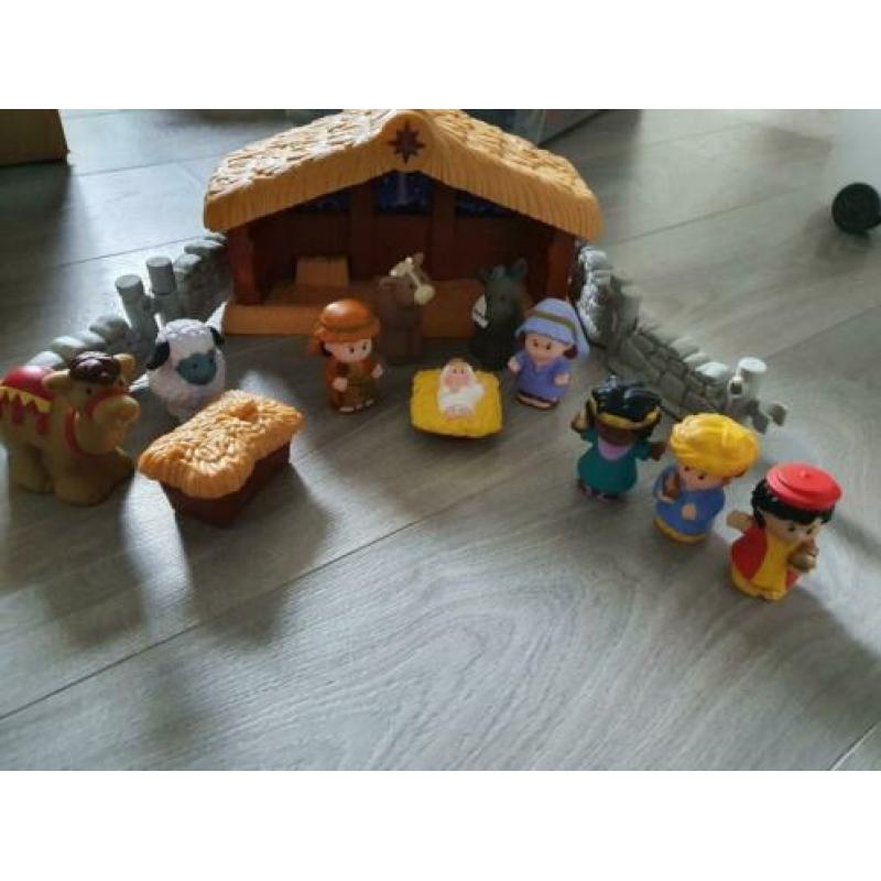 Kerststal little people