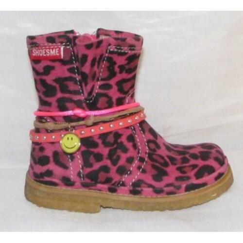 SHOESME maat 19 lerenlaarsje cheetah fuxia gratis verzenden