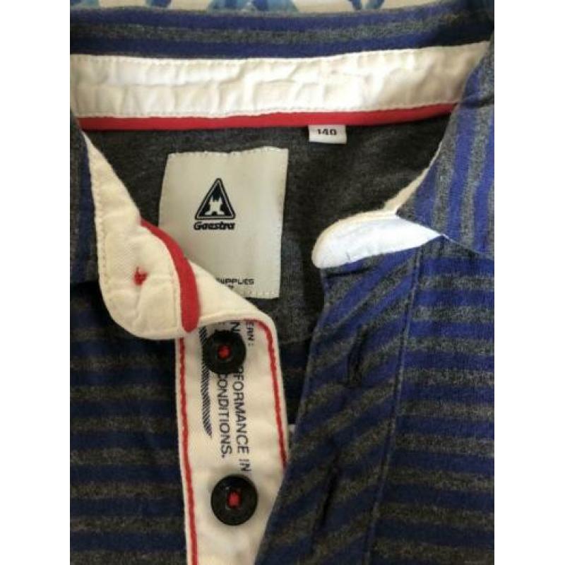 Gaastra trui blauw/grijs:rood