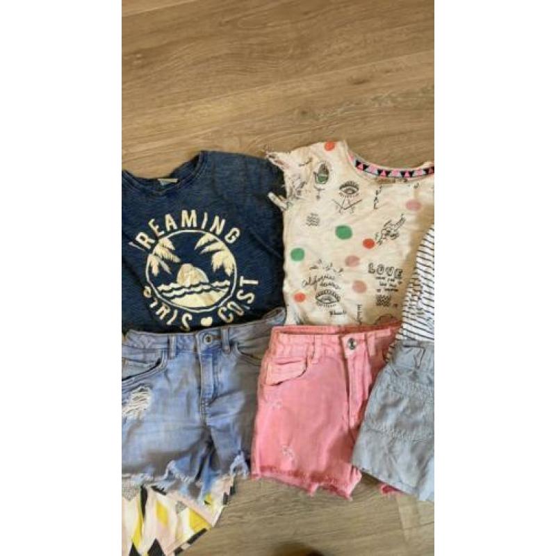 Meisje 122 zomerpakket Zara,Indian blue jeans,tumble ‘n dry