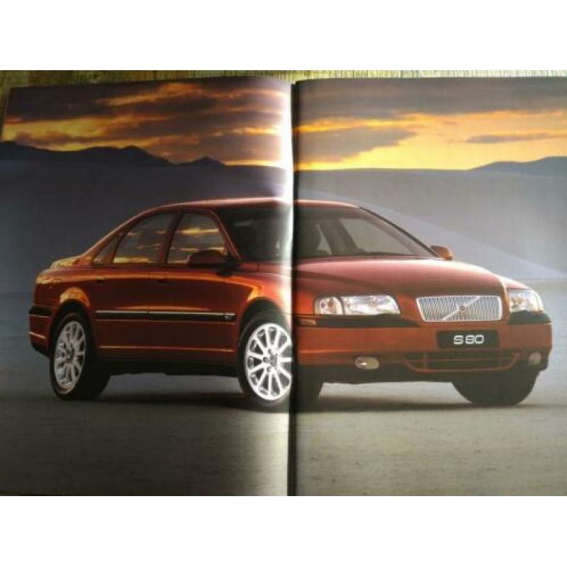 Volvo S80 folder met prijslijst uit 1999