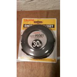 Nieuwe Tajima 30m meetband / landmeter