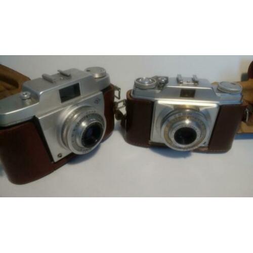 2x Agfa Silette with 45mm f2.8 Lens and 45mm f3.5 camera
