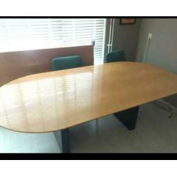 Eettafel vergader tafel