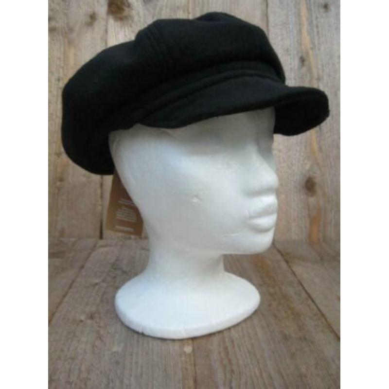 Dames zwarte winterpet van Fiebig Maat 56