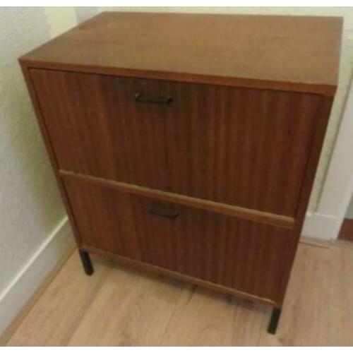 Vintage jaren 60 Simpla Lux teak kastje dressoir no retro