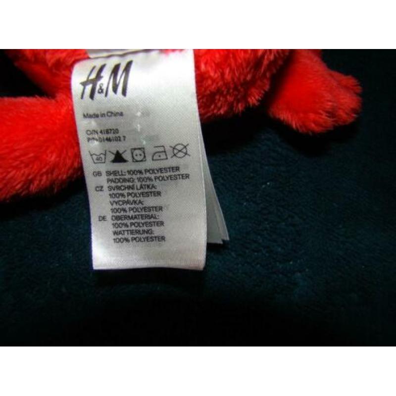 elmo H&M knuffel sesamstraat 30 cm groot rood