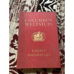 Columbus wereldatlas uit 1955