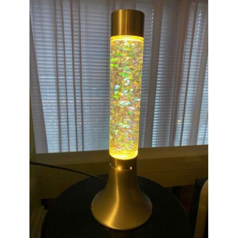 Lava lamp - 38cm - metaal en glas - elektrisch - kinderkamer