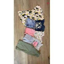 Meisje 122 zomerpakket Zara,Indian blue jeans,tumble ‘n dry