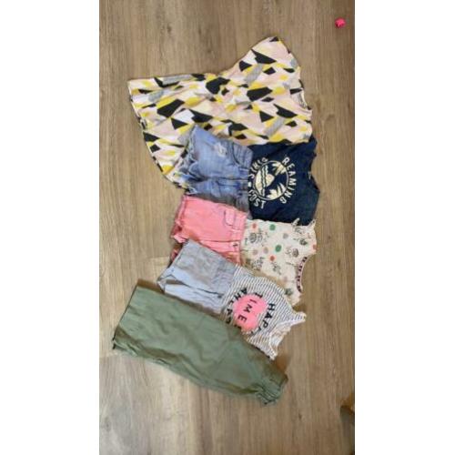 Meisje 122 zomerpakket Zara,Indian blue jeans,tumble ‘n dry