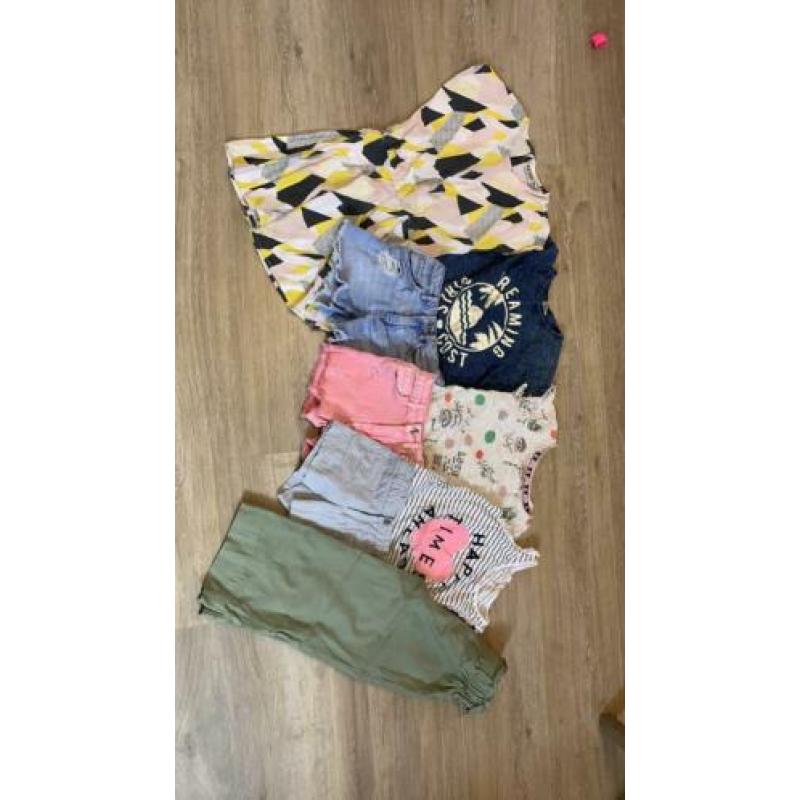 Meisje 122 zomerpakket Zara,Indian blue jeans,tumble ‘n dry