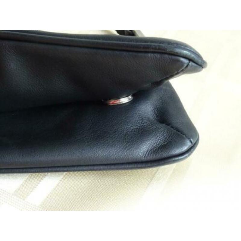 Lederen Ferchi tasje schoudertasje handtas clutch