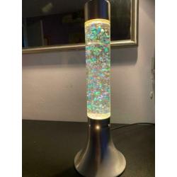 Lava lamp - 38cm - metaal en glas - elektrisch - kinderkamer