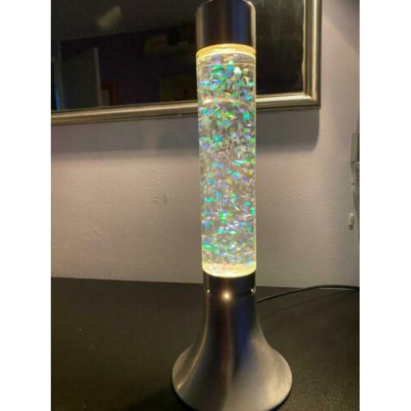 Lava lamp - 38cm - metaal en glas - elektrisch - kinderkamer