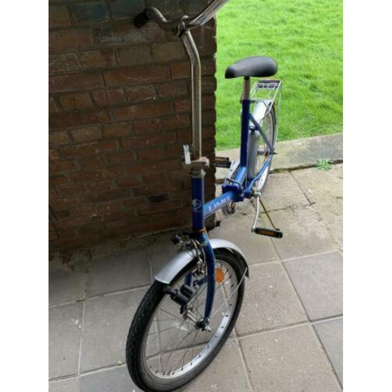 Vouwfiets met terugtraprem ..