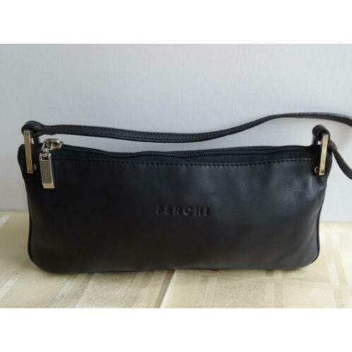 Lederen Ferchi tasje schoudertasje handtas clutch