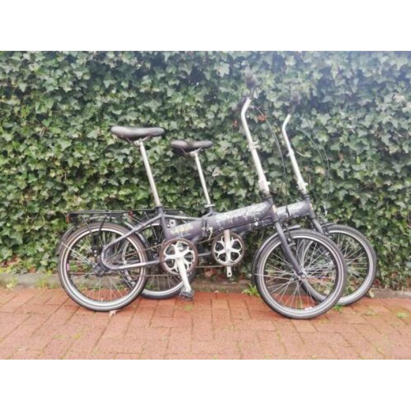 Zeer goed aluminum setje vouwfietsen met versnellingen