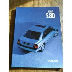 Volvo S80 folder met prijslijst uit 1999