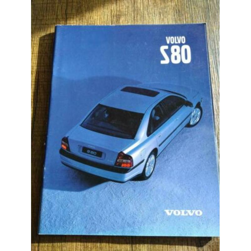 Volvo S80 folder met prijslijst uit 1999