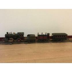 Prachtige Antieke Treinset blik, merk KBN, made in Germany