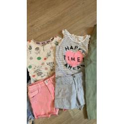 Meisje 122 zomerpakket Zara,Indian blue jeans,tumble ‘n dry