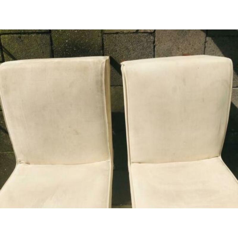 Eettafel stoelen, gebruikt. Voor beide tezamen €10,-