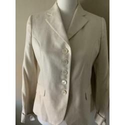 Beige blazer jasje maat 38 purdey