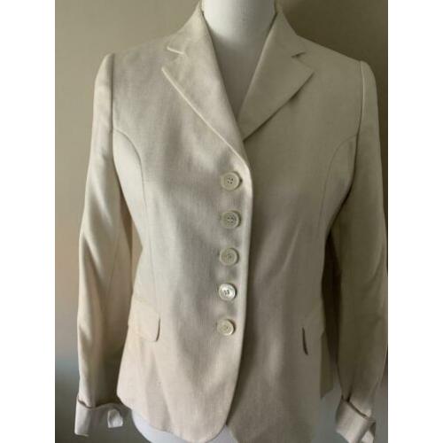 Beige blazer jasje maat 38 purdey