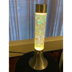 Lava lamp - 38cm - metaal en glas - elektrisch - kinderkamer