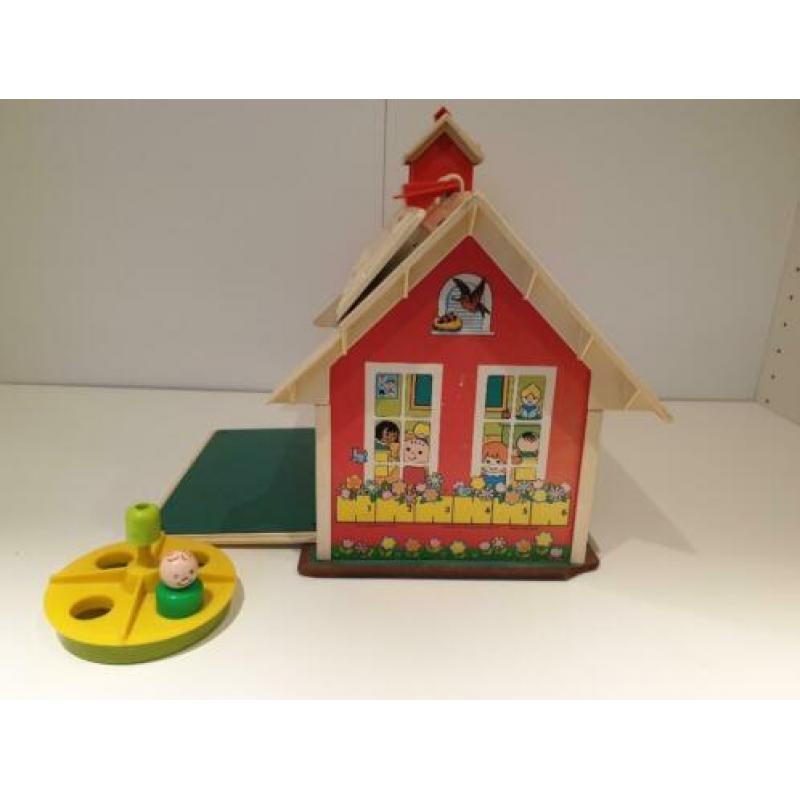 Ficher Price speelschooltje, vintage