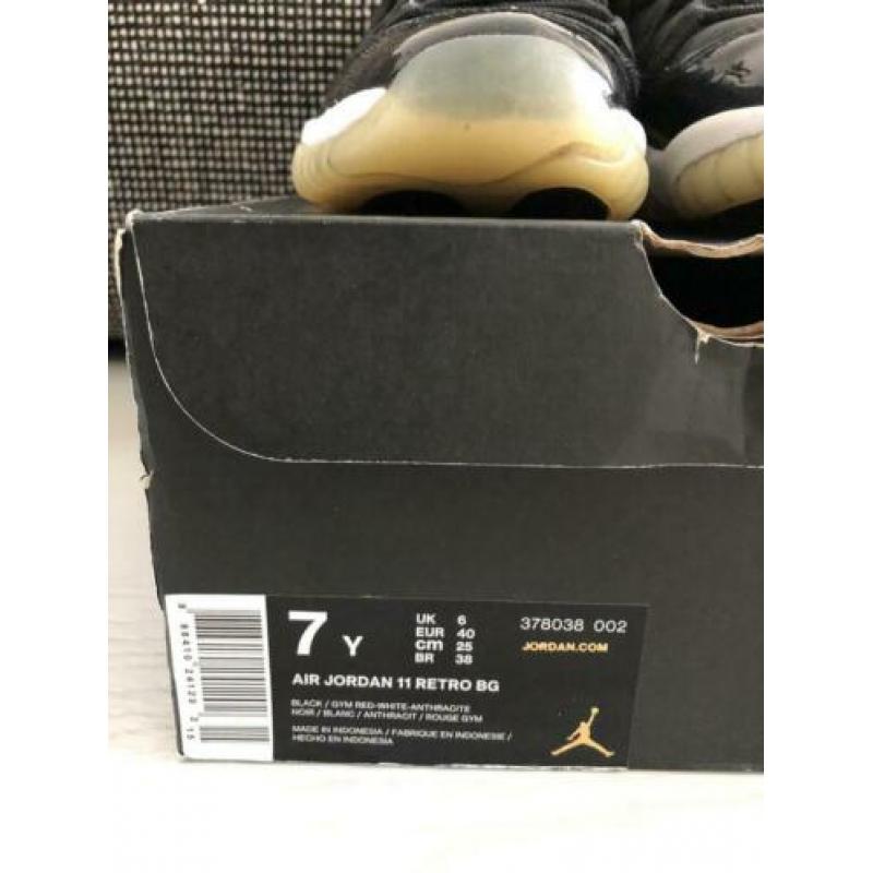 Nike Air Jordan 11 Retro Bg (gs) "72-10" maat 40/7Y
