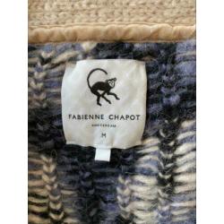 Fabienne chapot vest maat M mohair panterprint