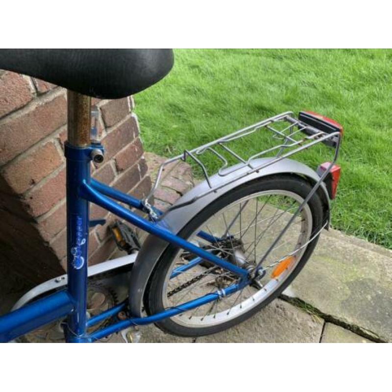 Vouwfiets met terugtraprem ..