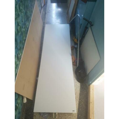 Zgan verticale radiator plat vlak wit vasco