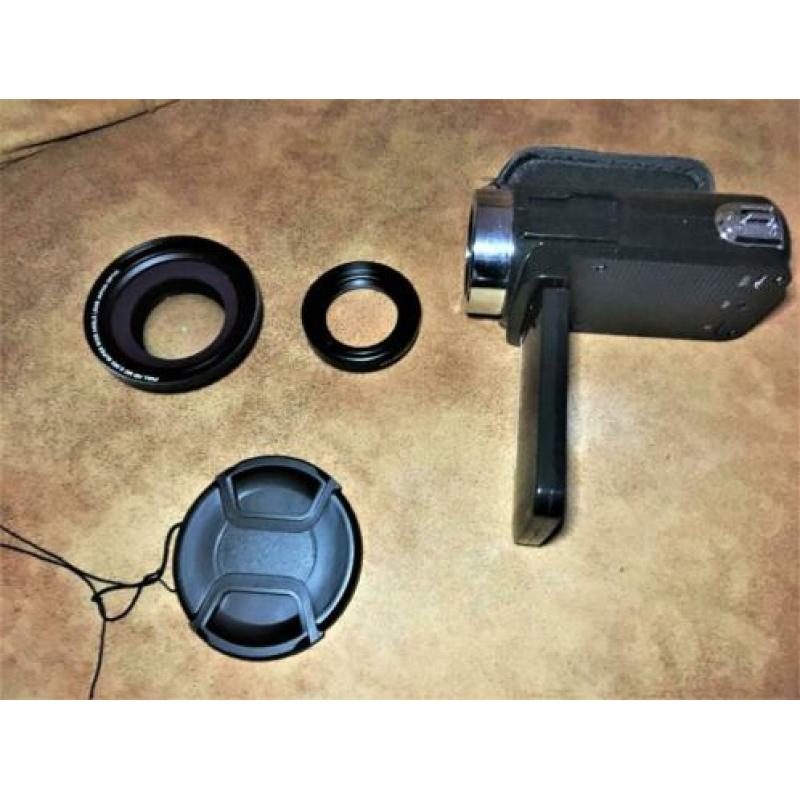 HD videocamera plus macro EN wide-angle lens 24MP