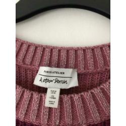 & other stories trui roze streep M