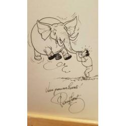 Originele tekening Suske en Wiske Paul Geerts