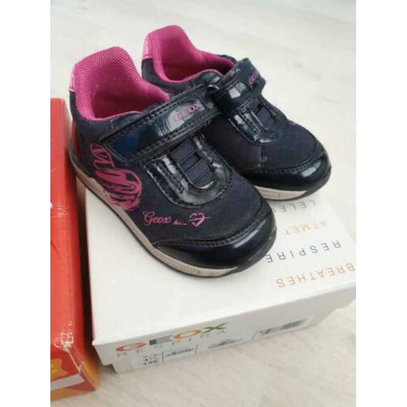 2 paar leren schoenen Geox en Twoday - maat 22