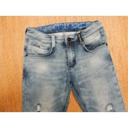 Stoere tapered fit jeans (Model Yves) van Retour maat 158