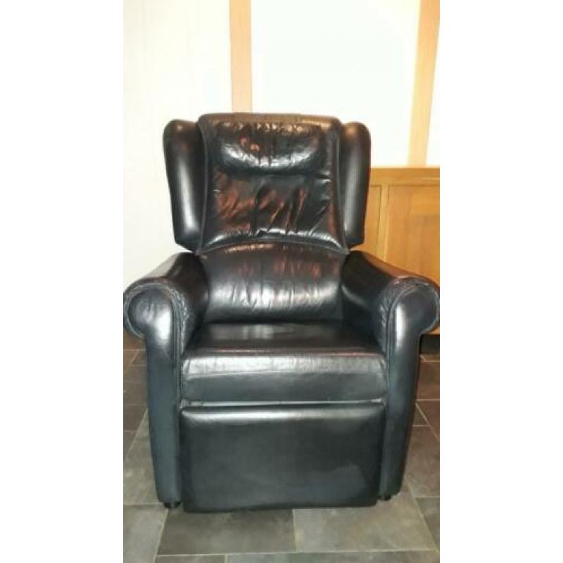 relax stoel geheel leder