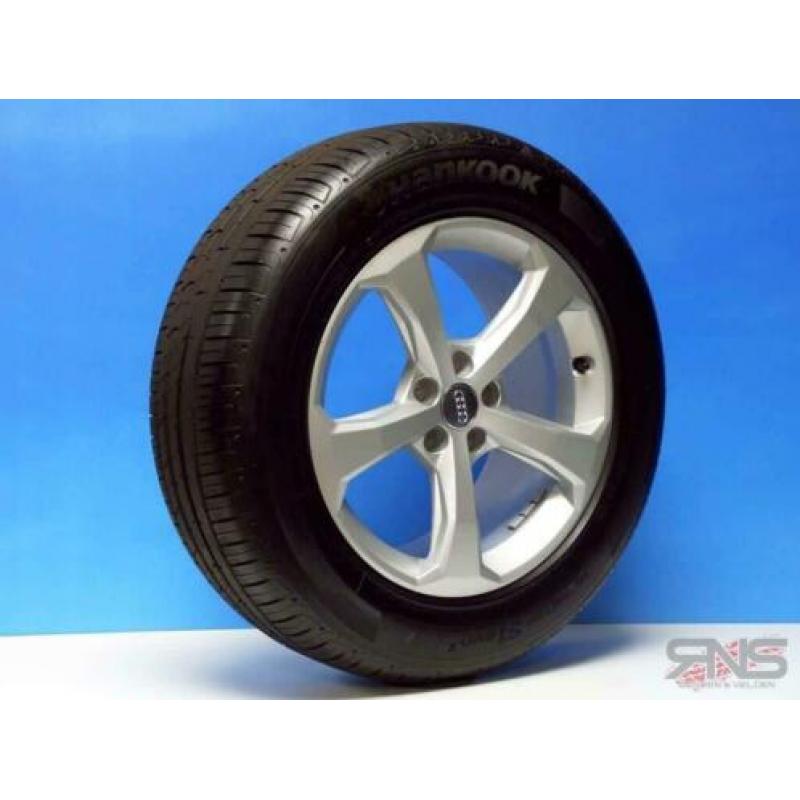 DEMO 5x112 18 inch OEM Audi Q5 Velgen Zomerbanden 235 60 18