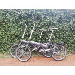 Zeer goed aluminum setje vouwfietsen met versnellingen