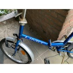 Vouwfiets met terugtraprem ..